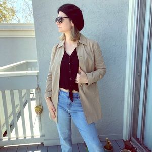 Ann Taylor loft gingham jacket